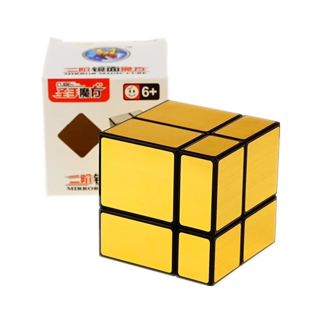 Shengshou 2x2x2 Magic Mirror Kocka 5.7 cm Sebesség Puzzle Kocka 2x2 Cubo Magico Matrica Tanulás, Oktatás Mágikus Kocka Gyerekeknek