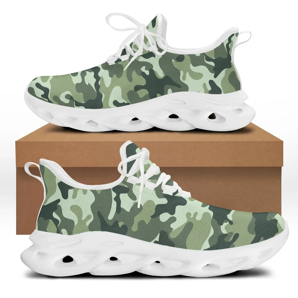 Divat A Camouflage Pattern Női Lapos Cipő Komfort Sport Cipők Női Csipke Platform Cipő 2023