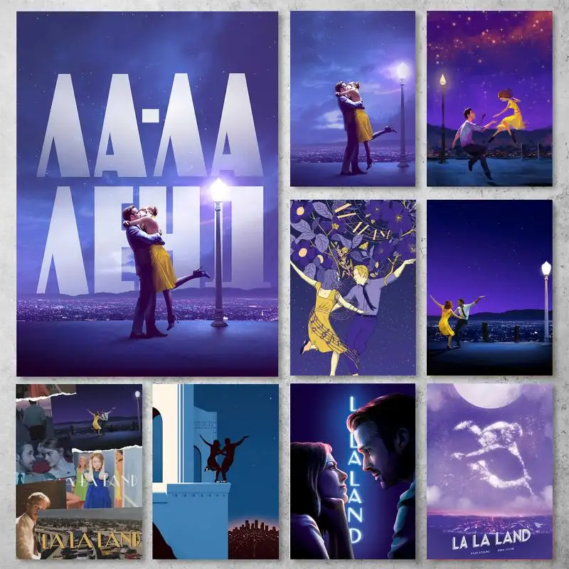 A La La Land Film POSZTER, Poszterek, Nyomatok Falon Képek Nappali Otthoni Dekoráció