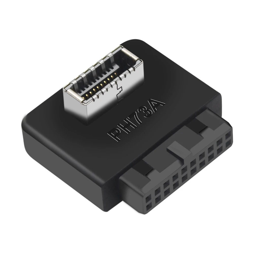 USB3.0 19/20P ÍRJA-E Átalakító Csatlakozó Max. Átviteli Sebesség 10 gbps Átalakítás Csatlakozó TÍPUSA-C Helyezze be a Port a Számítógép Alaplap