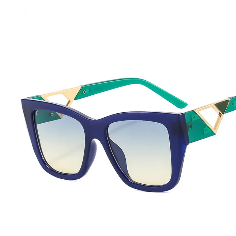 Új Nagy Keret Női Napszemüveg Trend Személyiség Macska Szeme Napszemüvegek UV400 napvédő szemüveg