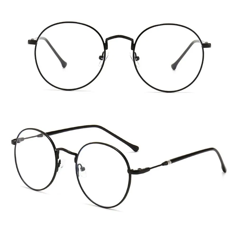 Új Divat Anti-Kék Fény Szemüveg Nők Férfiak Kerek Keret Optikai Szemüveg Szemvédő Hivatal Számítógépes Védőszemüveg Ultra Lighth